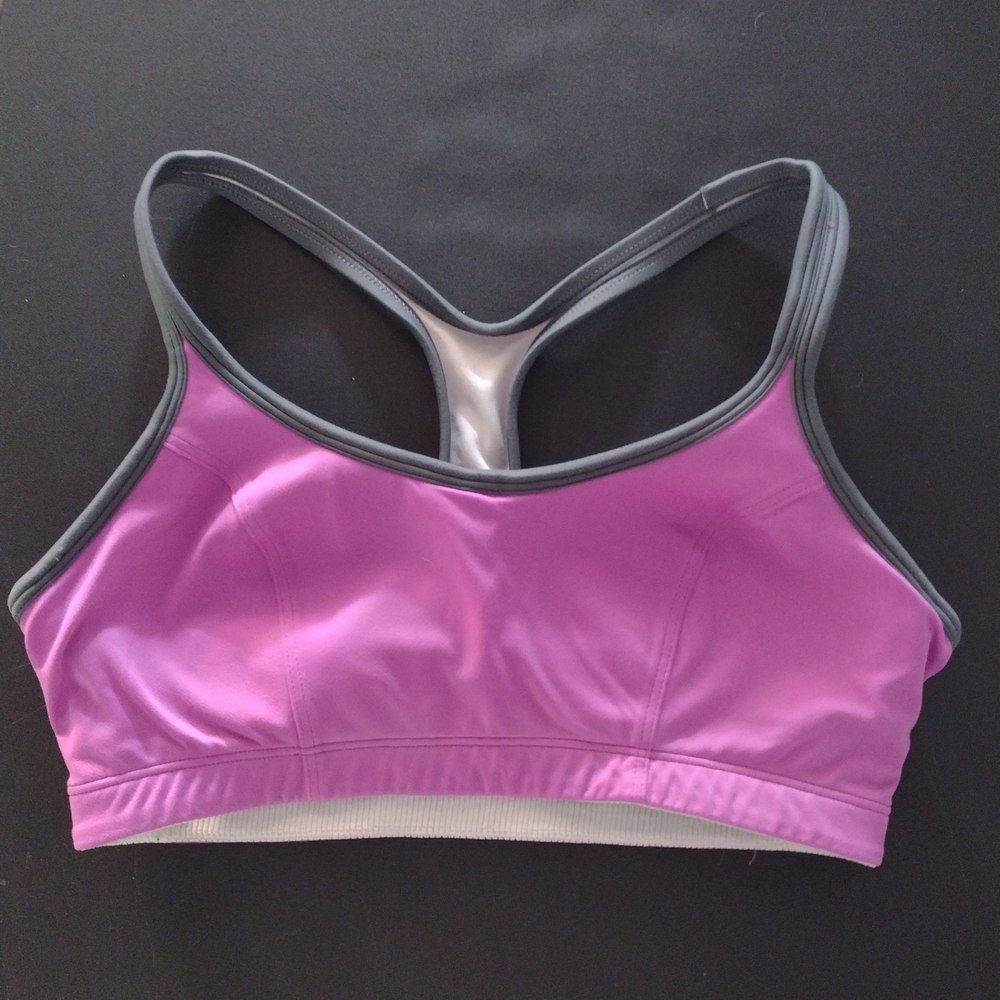Champion Pink and Gray Sports Bra